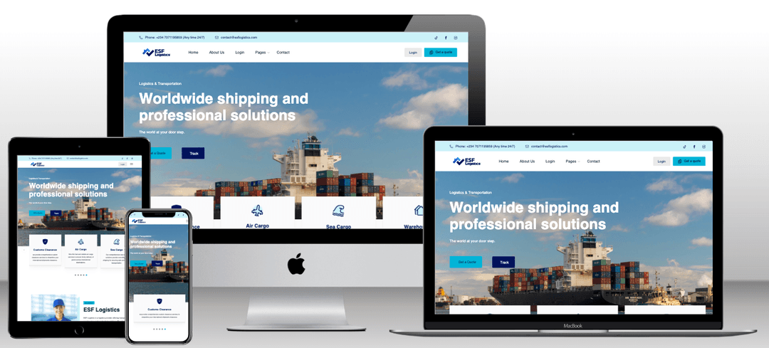 Logistics Website Logistics Website